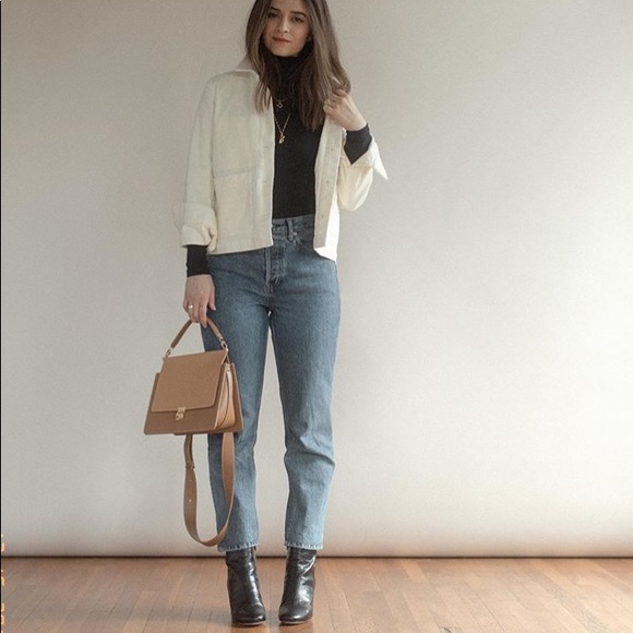 Everlane Jackets & Blazers - EVERLANE THE CHORE JACKET IN BONE